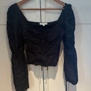 Chic Black Women's Blouse